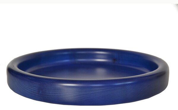Hand-Turned Solid Wood Bowl Big � 42xh 6 cm for Fruit Centre or Blue Tray named baslotto