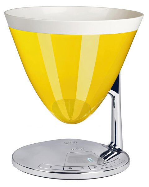 Bugatti UMA Kitchen Scale Maximum Capacity 3 kg Diameter 22xh 24 cm Scale and Timer Function Removable Bowl Yellow Colour