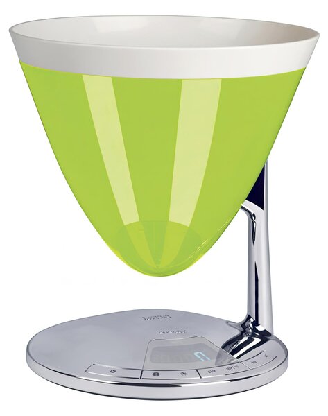 Bugatti UMA Kitchen Scale Maximum Capacity 3 kg Diameter 22xh 24 cm Scale and Timer Function Removable Bowl Apple Green Colour