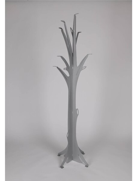 Metal Tree Design Freestanding Coat Rack Natura Albero Dimensions 60x60x h 190 cm Nature-Inspired Structure with Branches in Metallic Silver Colour