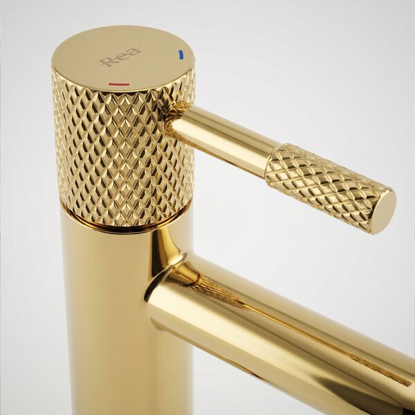 Bathroom faucet Rea Venti Gold Low