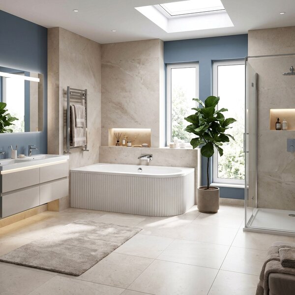 Bathtub Rea Orion Stripe Left 160cm