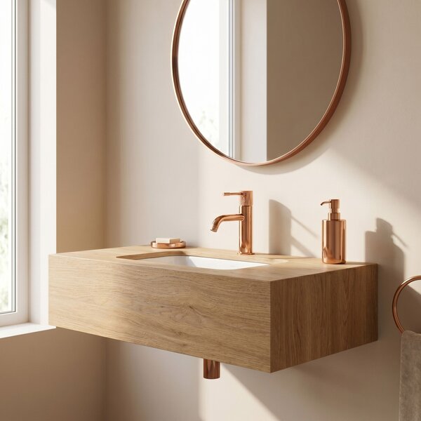Bathroom faucet Rea Venti Copper Low