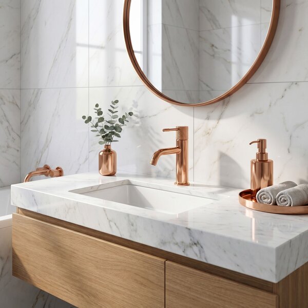 Bathroom faucet Rea Venti Copper Low