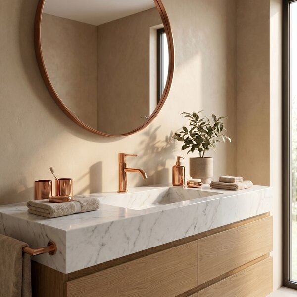 Bathroom faucet Rea Venti Copper Low