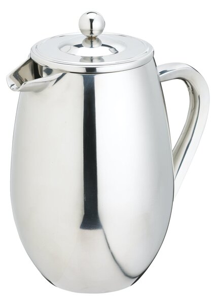 La Cafetiere 3 Cup Double Walled Cafetiere Silver