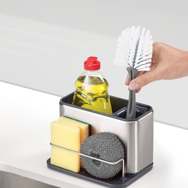 Stainless Steel Sink Tidy Grey