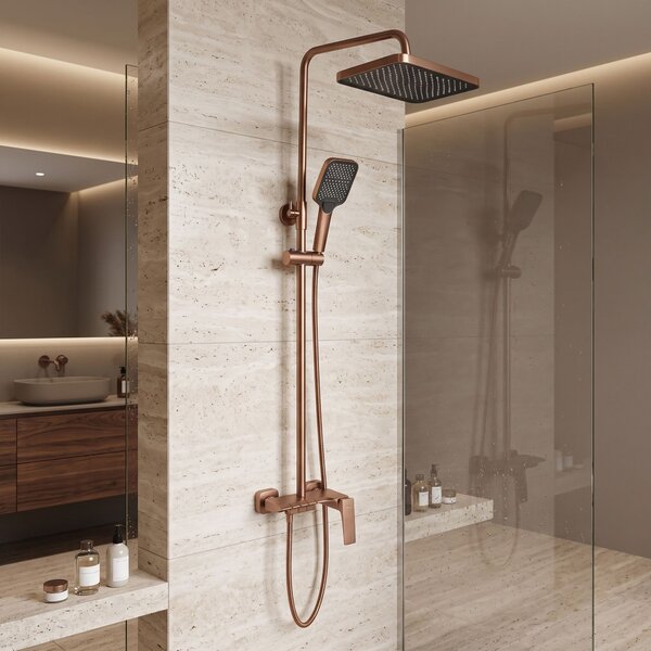 Shower set PREMIUM REA JOE Brush Copper