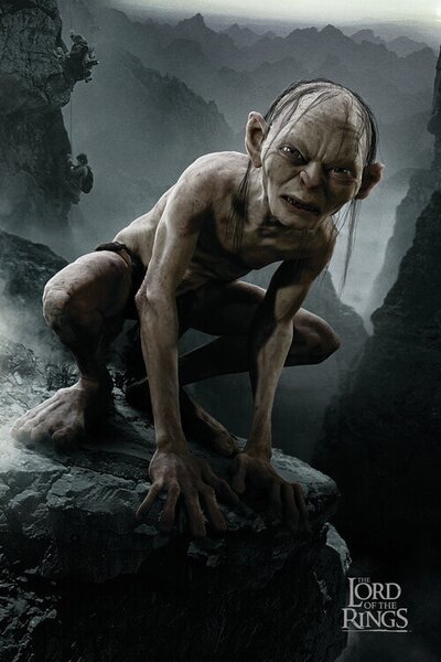 Art Print The Lord of the Rings - Gollum