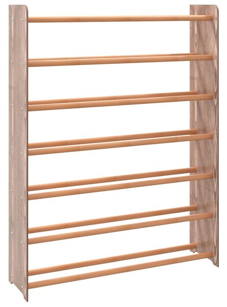 Shoe Rack Brown 90x24x117 cm Engineered Wood