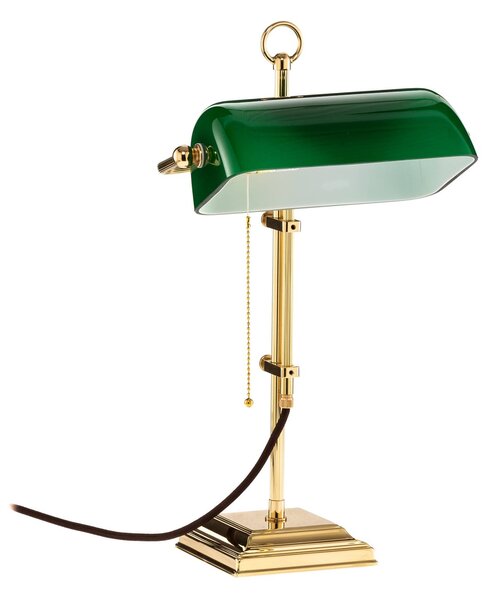 GITA banker's lamp made of polished brass