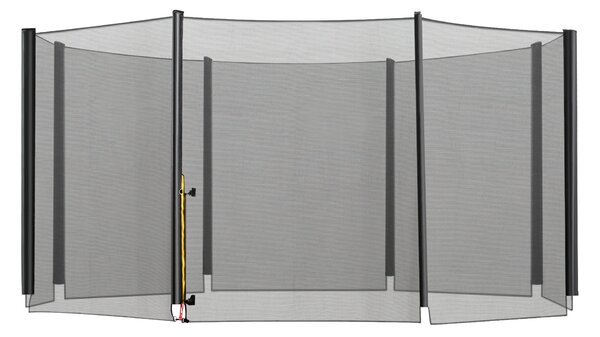 HOMCOM 13ft Trampoline Enclosure Net, Safety Barrier, Durable Mesh, Outdoor Activity, Easy Assembly Aosom UK