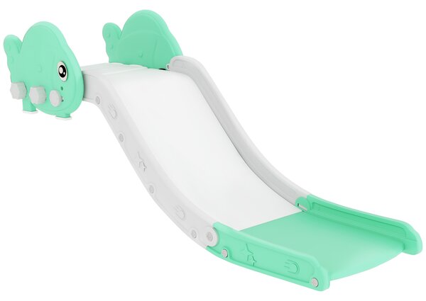 AIYAPLAY Kids Sofa Slide with 130cm Extended Length, HDPE Toddler Slide for Sofa, Bed, Stairs, Easy Assemble & Storage, Green