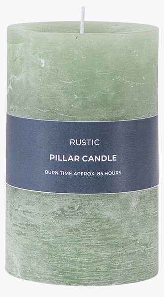 Country pillar Candle in Sage Small