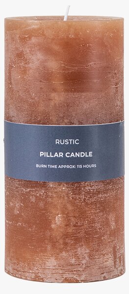 Country pillar Candle in Amber Large