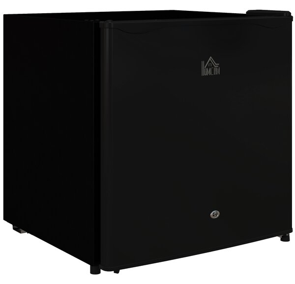 HOMCOM 46 Litre Lockable Countertop Fridge - Black