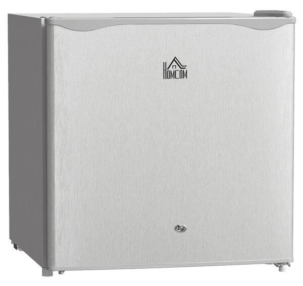 HOMCOM 46 Litre Lockable Countertop Fridge - Grey