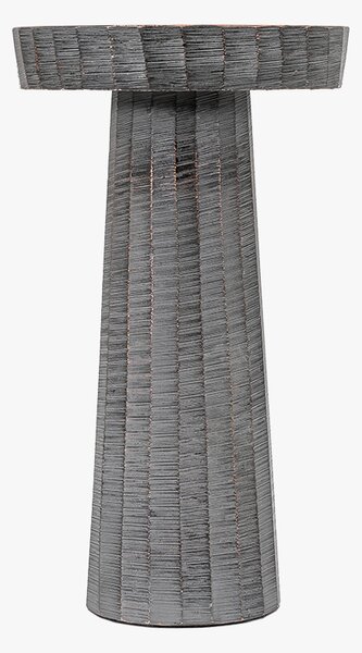 Farley Candlestick in Antique Grey - Small