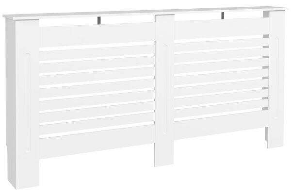 HOMCOM 152Lx19Wx81H cm MDF Radiator Cover-White