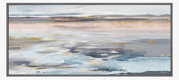 Tidal Tranquility Framed Canvas Wall Art