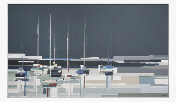 Harbour Framed Canvas Wall Art