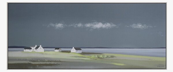 Nightfall Framed Canvas Wall Art