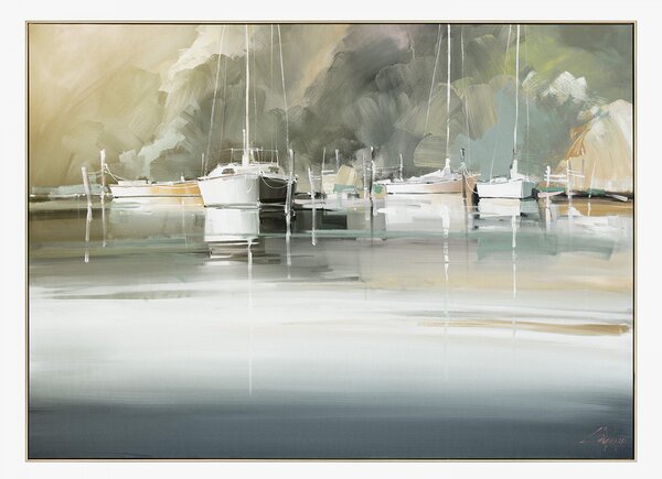 Morning Tide Framed Canvas Wall Art