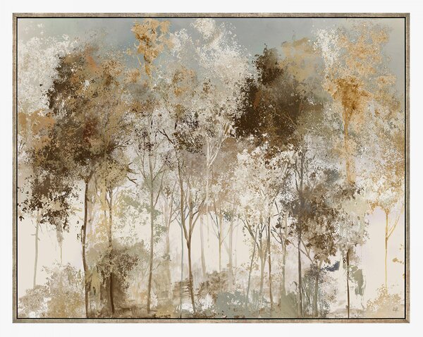 Golden Woodland Framed Wall Art