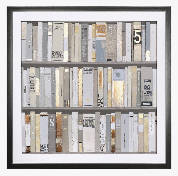 The Bookshelf Framed Wall Art