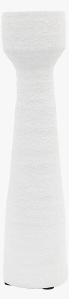 Ember Candlestick in White, Small