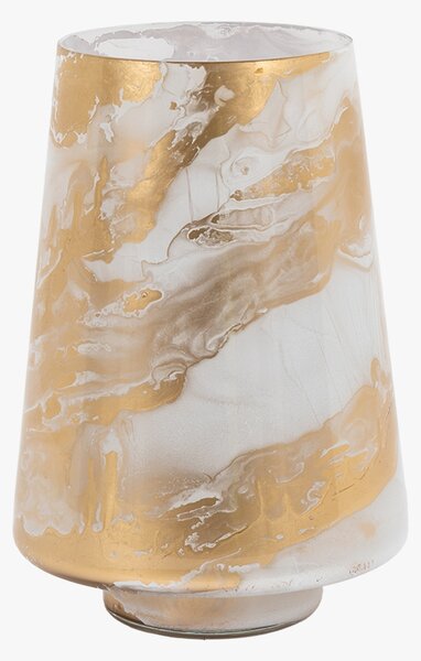 Ambient Marble Hurricane Candleholder, Medium