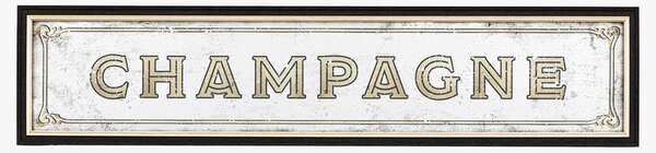 Retro Champagne Mirror