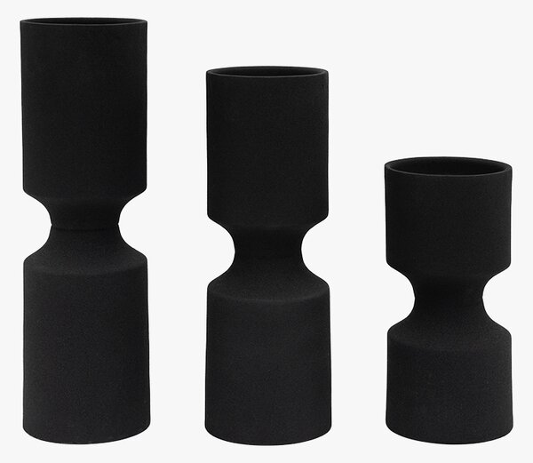 Sable Candlestick, Set of 3