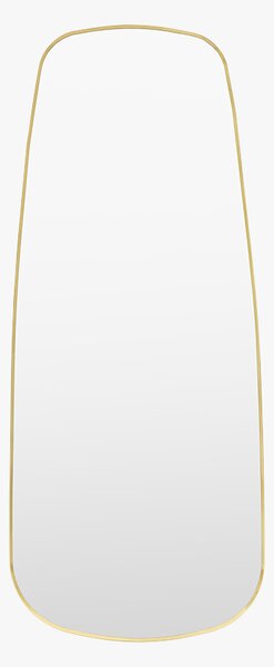 Glimpse Shaped Leaner Mirror in Gold
