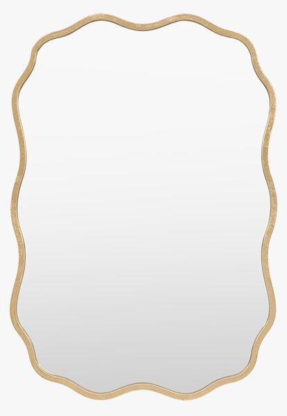 Wavy Rectangle Wall Mirror