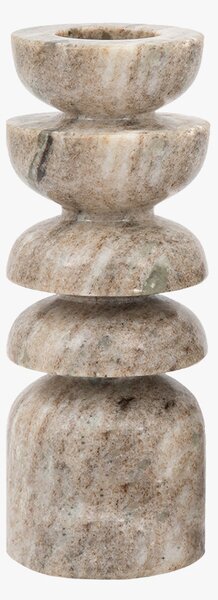 Lapis Marble Tealight Candlestick in Sandstone
