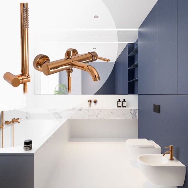 Bathroom faucet Rea Lungo Copper