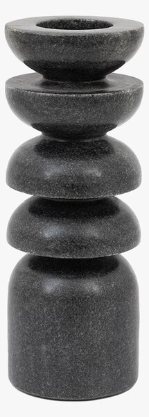 Lapis Marble Tealight Candlestick in Grey