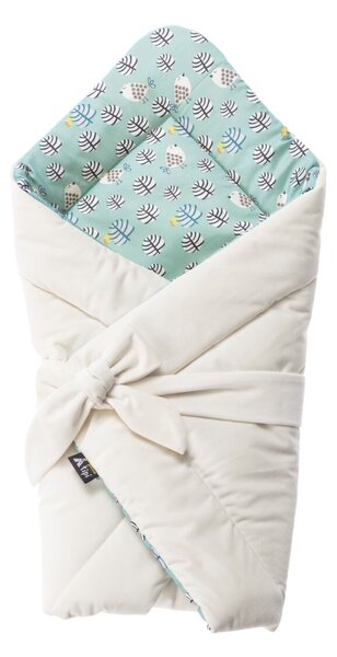 Velvet Nest Premium cream swaddle blanket