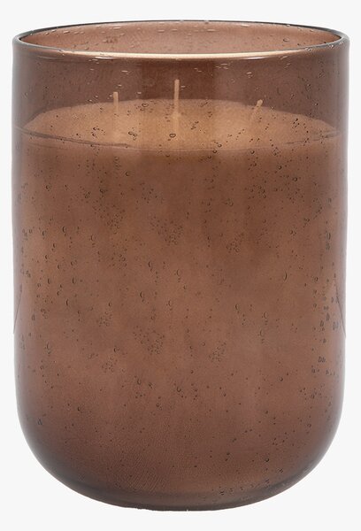 Ambience Glass Candle in Brown Pomegranate, Large