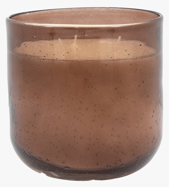 Ambience Glass Candle in Brown Pomegranate, Small