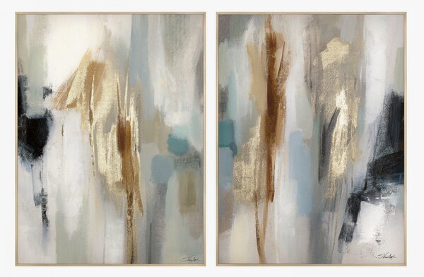 Cascade Duo Framed Canvas Wall Art
