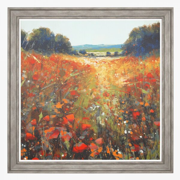 Poppy Fields Framed Wall Art