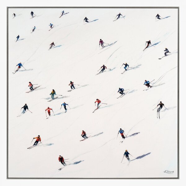 Chasing The Slopes Framed Wall Art