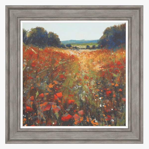 Poppy Fields Framed Wall Art, Small