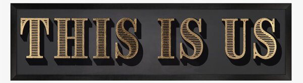 Retro This Is Us Framed Wall Art