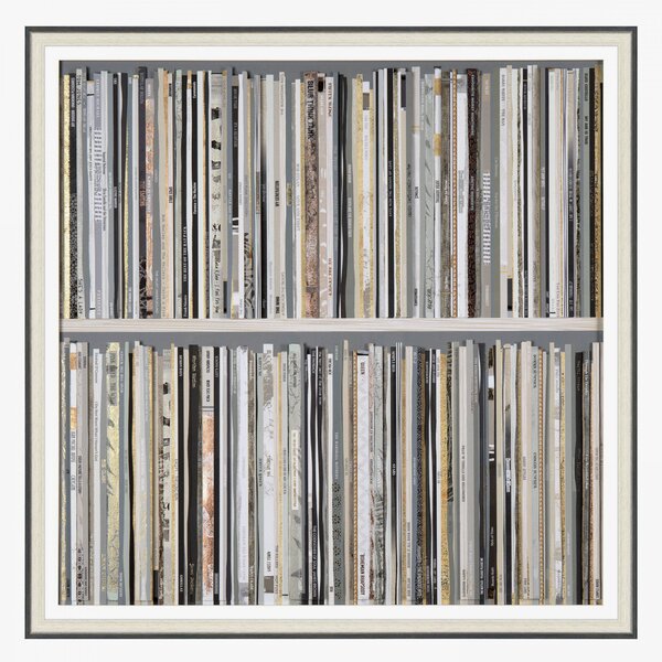 Vinyl Shelf Framed Wall Art