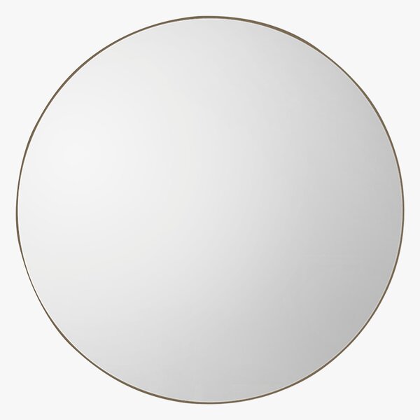 Jameson Round Wall Mirror in Pale Gold