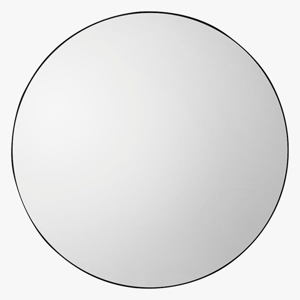 Jameson Round Wall Mirror in Black