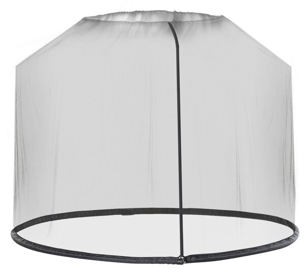 Outsunny 2.3m Patio Umbrella Mosquito Net Screen, Outdoor Insect Protection Cover with Zipped Door Aosom UK